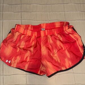 Under Armour Coral Athletic Shorts Lightweight Moisture-Wicking